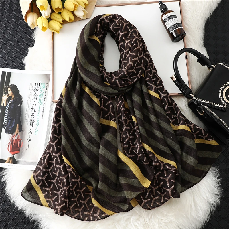 Cotton Headband for Women Scarf Hijab Print Solid Striped Muslim Foulard Shawl Warm Wrap Bandana Full Season Scarves 2022
Cotton Headband for Women Scarf Hijab Print Solid Striped Muslim Foulard Shawl Warm Wrap Bandana Full Season Scarves 2022