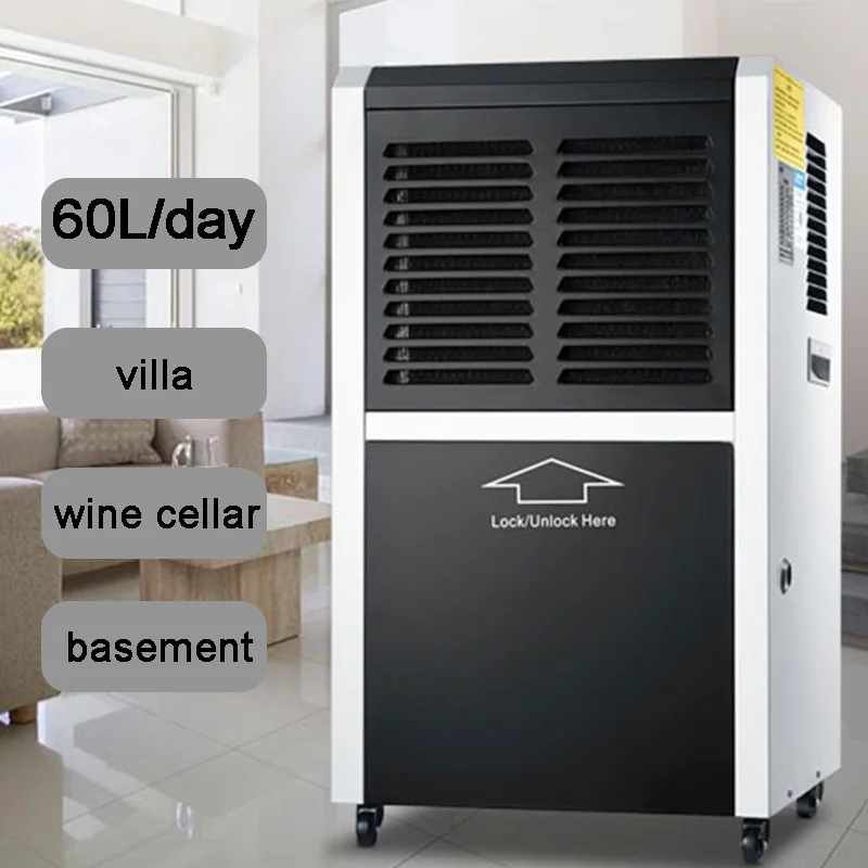 

Dorosin 60L/Day Industrial Dehumidifier DR-600L Panasonic Compressor Large Volume Moisture Absorber Factory Air Drying Machine