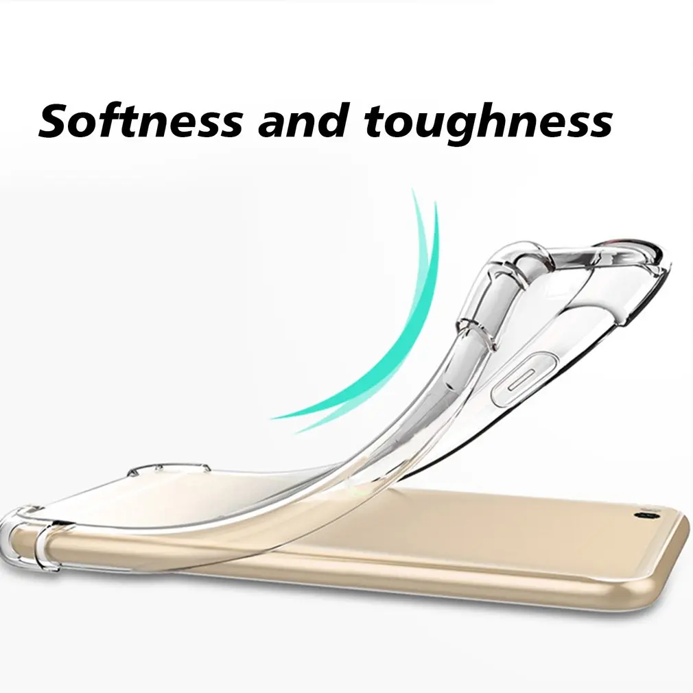 Прозрачный силиконовый чехол с защитой от падения для iPhone 6 6S 7 7S 8 Plus X 10 6Plus 6SPlus 7/8Plus