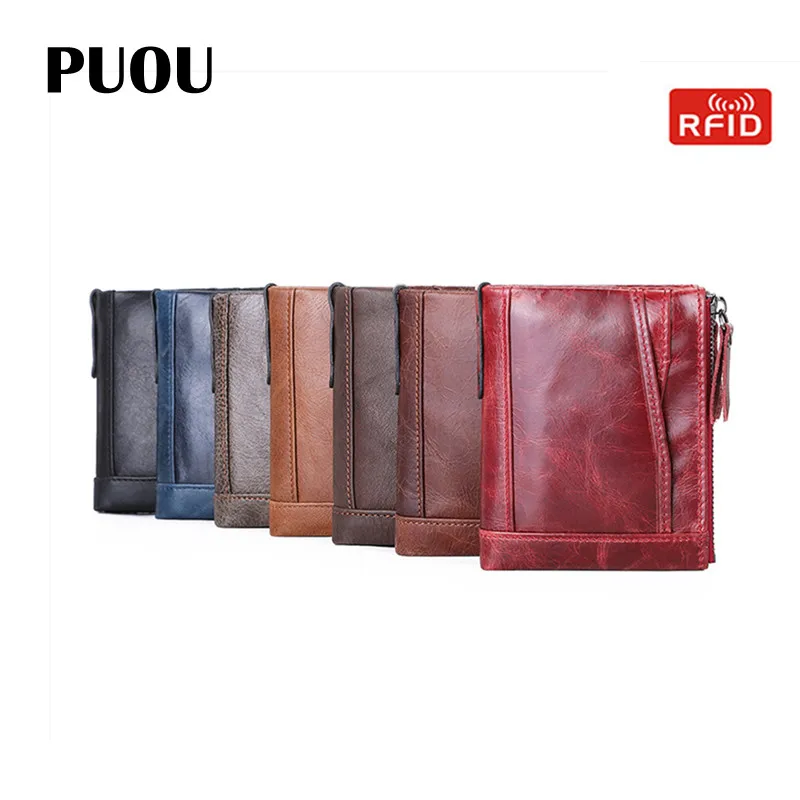 Кошелек PUOU мужской из натуральной кожи, с отделением для монет, ID держатель для карт, клатч на молнии, Подарочный кошелек
Кошелек PUOU мужской из натуральной кожи, с отделением для монет, ID держатель для карт, клатч на молнии, Подарочный кошелек