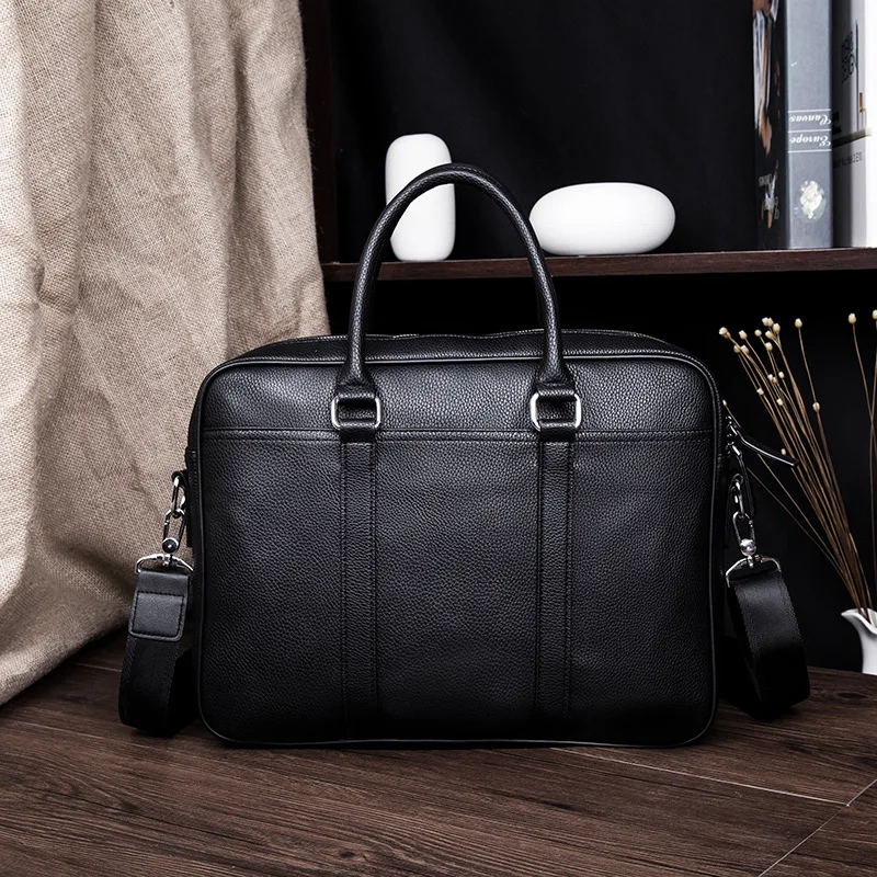 Solid Black Tote Luxury Brand PU Leather Men Messenger Bag male Business Handbag Computer Laptop bag women Vintage Travel bags
Solid Black Tote Luxury Brand PU Leather Men Messenger Bag male Business Handbag Computer Laptop bag women Vintage Travel bags