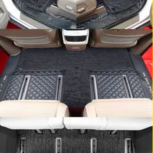 High quality! Custom special car floor mats for KIA Carnival 7 seats 2023-2021 waterproof double layers carpets,Free shipping