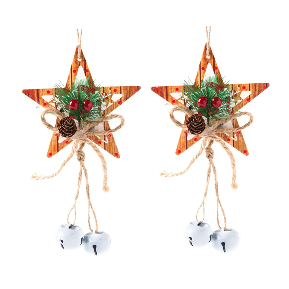 2 Pcs Christmas Tree Hanging Pendant Fashion Pentagram Shaped Hanging Pendant with Bell Christmas Ornament Xmas Party Christmas
2 Pcs Christmas Tree Hanging Pendant Fashion Pentagram Shaped Hanging Pendant with Bell Christmas Ornament Xmas Party Christmas
