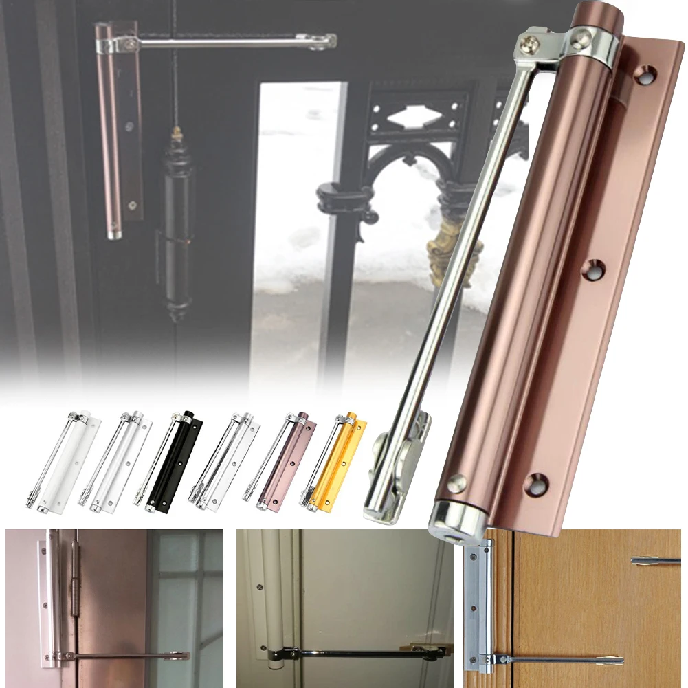 Door Closer Single Spring Strength Adjustable Surface Mounted Stainless Steel Automatic Door Self-Closing Hinge
Door Closer Single Spring Strength Adjustable Surface Mounted Stainless Steel Automatic Door Self-Closing Hinge