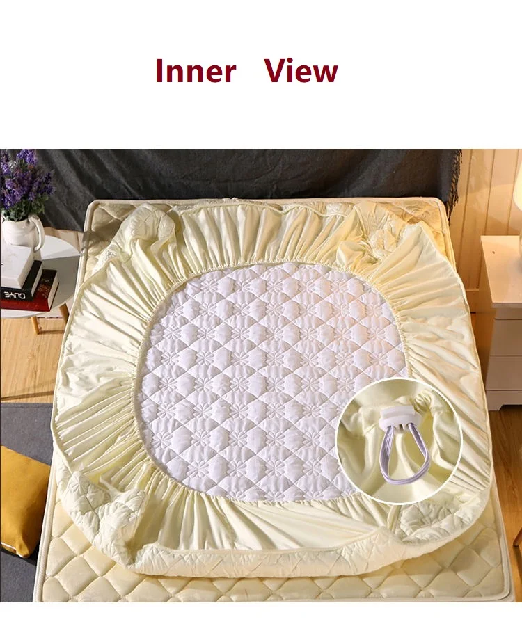 Thicken Quilted Mattress Cover King Queen Quilted Bed Fitted Bed Sheet Anti-Bacteria Mattress Topper Air-Permeable Bed Pad
Thicken Quilted Mattress Cover King Queen Quilted Bed Fitted Bed Sheet Anti-Bacteria Mattress Topper Air-Permeable Bed Pad