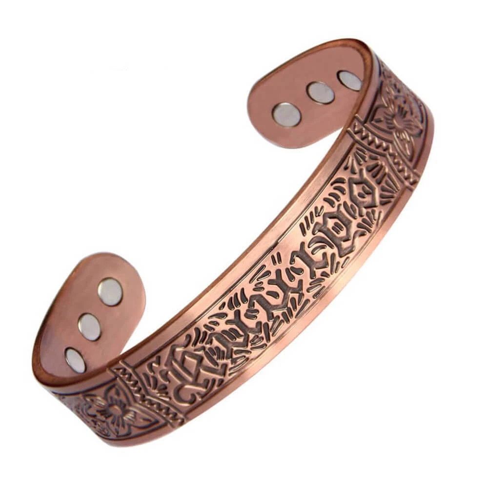 Viking Pattern Men Bracelet Retro European and American Style Copper Magnet Bangles
Viking Pattern Men Bracelet Retro European and American Style Copper Magnet Bangles