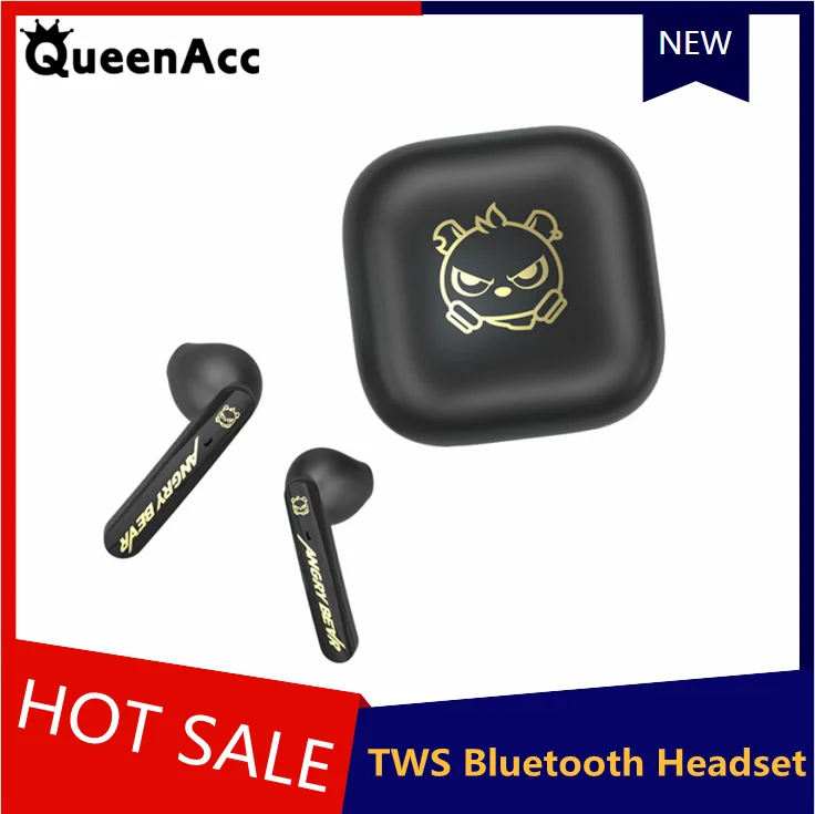 QueenAcc Mini Bluetooth wireless Headset IPX5 Sport Waterproof Headphone CVC Noise Cancelling Stereo Earbuds Typ-c 13MM Earplugs
QueenAcc Mini Bluetooth wireless Headset IPX5 Sport Waterproof Headphone CVC Noise Cancelling Stereo Earbuds Typ-c 13MM Earplugs