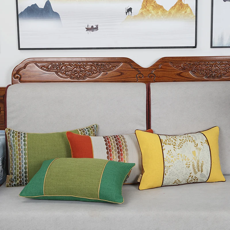 Custom Patchwork Cotton Linen Chinese Pillowcase Home Office Decorative Sofa Chair Lumbar Cushion Covers Bedside Pillow Cases
Custom Patchwork Cotton Linen Chinese Pillowcase Home Office Decorative Sofa Chair Lumbar Cushion Covers Bedside Pillow Cases