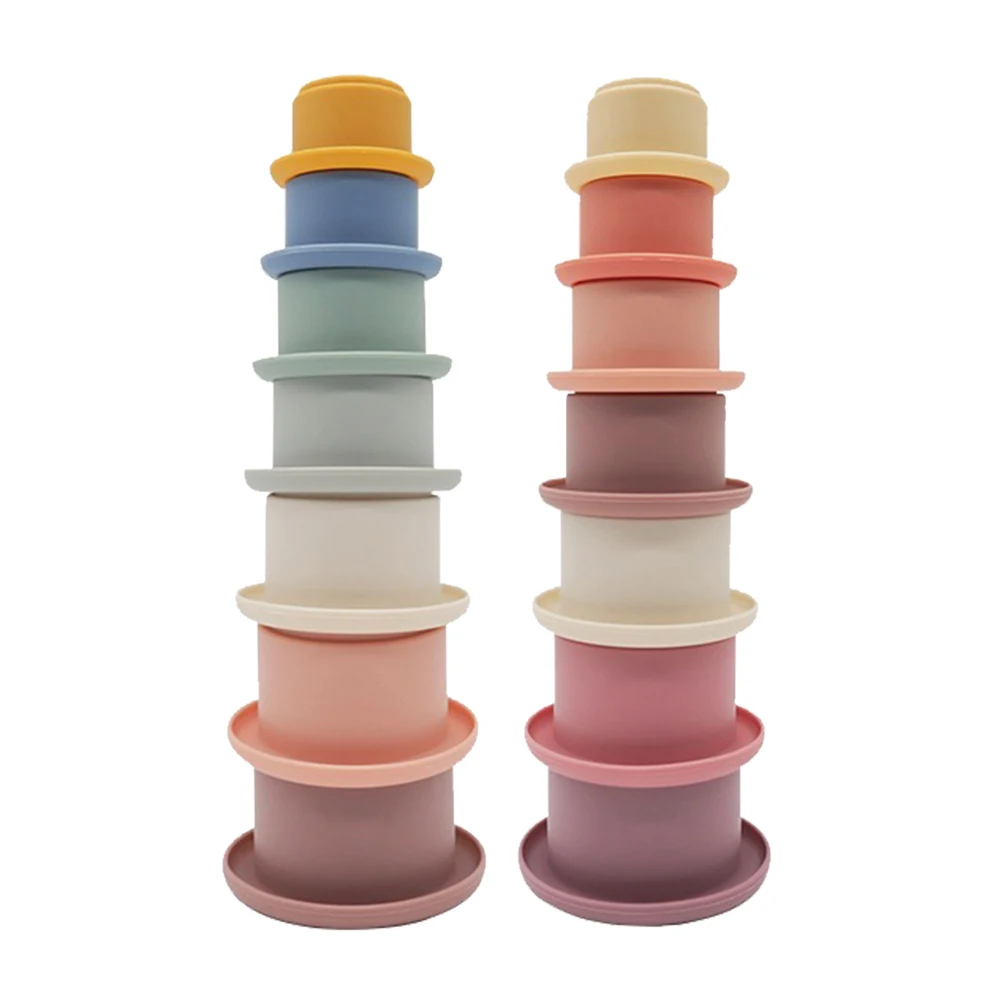 7pcs Silicone Baby Stacking Cup Toy Montessori Toddler Bath Toy Silicone Stacking Tower Gift Bathing Game Bathtub Toy
7pcs Silicone Baby Stacking Cup Toy Montessori Toddler Bath Toy Silicone Stacking Tower Gift Bathing Game Bathtub Toy