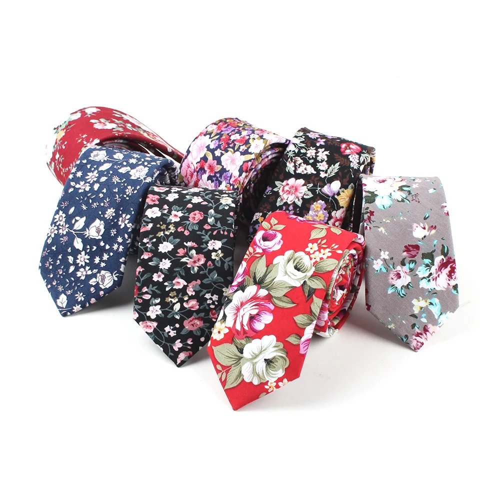 6cm Necktie Male Cotton Floral Ties for Mens Fashion Gravatas Casual Narrow Neck Ties Shirt Accessories
6cm Necktie Male Cotton Floral Ties for Mens Fashion Gravatas Casual Narrow Neck Ties Shirt Accessories