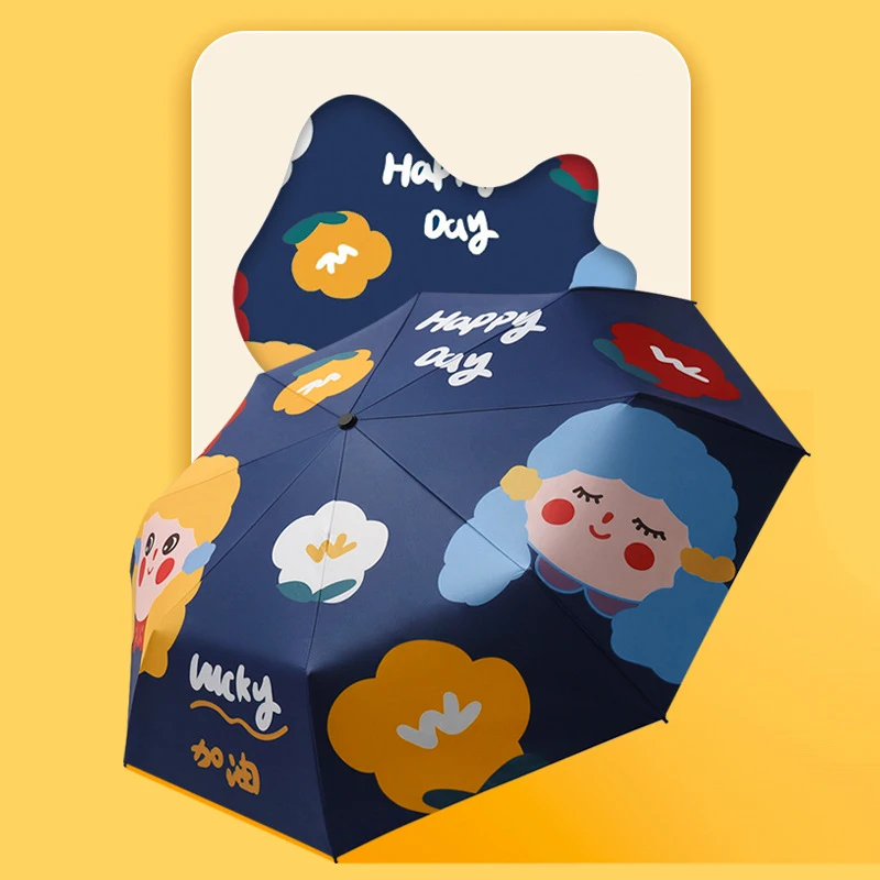 New Cute Girl Illustration Series Umbrella Windproof UV Protect Umbrella For Women Girl Sunny/Rainy Folding Children Umbrellas
New Cute Girl Illustration Series Umbrella Windproof UV Protect Umbrella For Women Girl Sunny/Rainy Folding Children Umbrellas