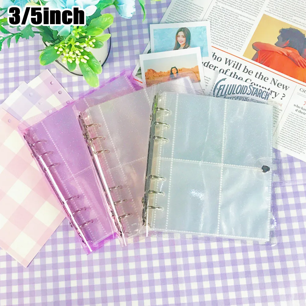200 Pockets Photo Album 3/5 Inch Card Films Photos Binder Glitter Cover Hard Plastic Cover Clear PVC Inner Picture Pockets Album
200 Pockets Photo Album 3/5 Inch Card Films Photos Binder Glitter Cover Hard Plastic Cover Clear PVC Inner Picture Pockets Album