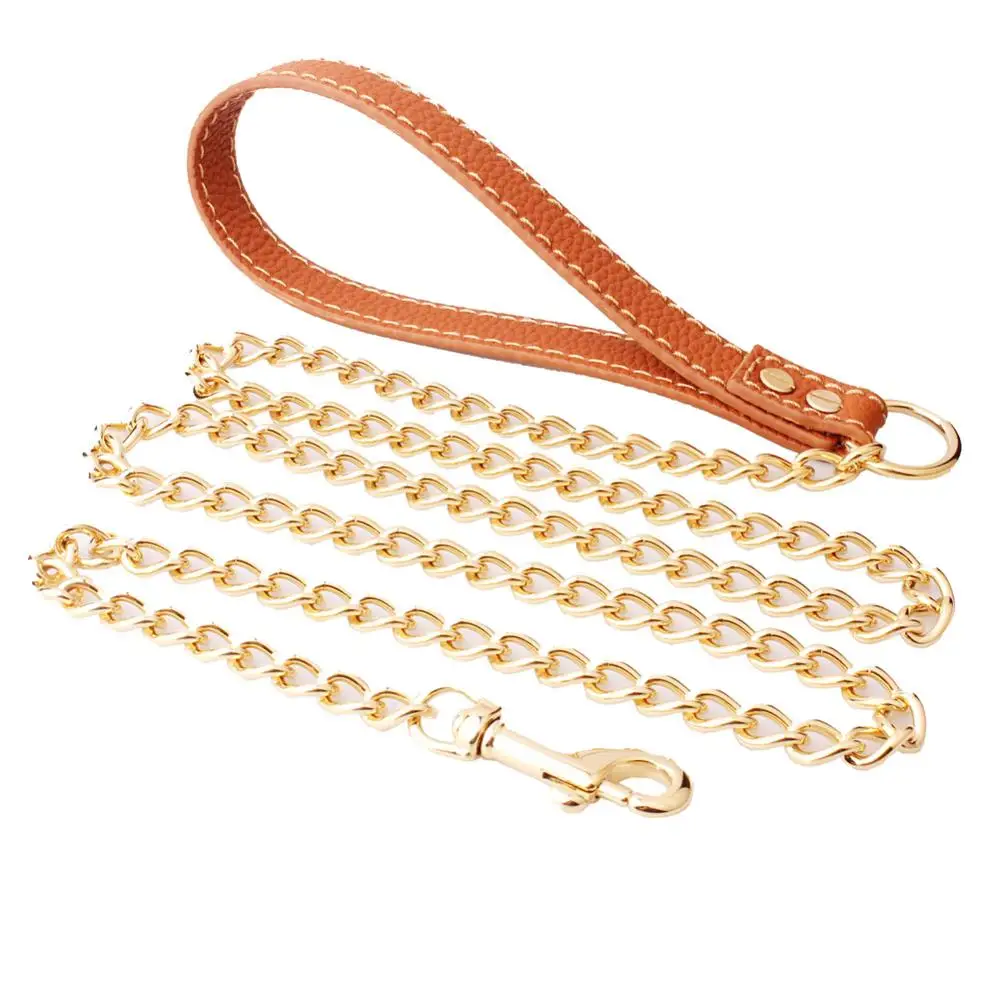 Поводок Tiasri золотистого цвета из нержавеющей стали, аксессуары для домашних животных, 61 дюйм
Поводок Tiasri золотистого цвета из нержавеющей стали, аксессуары для домашних животных, 61 дюйм