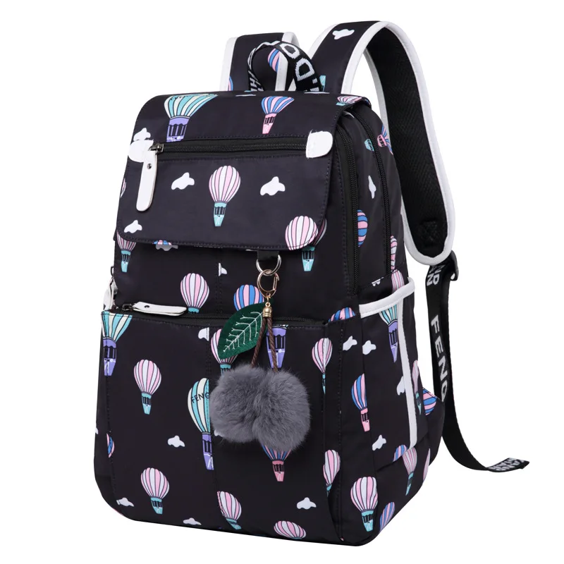 School Bags For Girls Female Laptop Backpack With Charger Backbag Children Backpack Cat Printed Polyester School Backpack ZH053
School Bags For Girls Female Laptop Backpack With Charger Backbag Children Backpack Cat Printed Polyester School Backpack ZH053