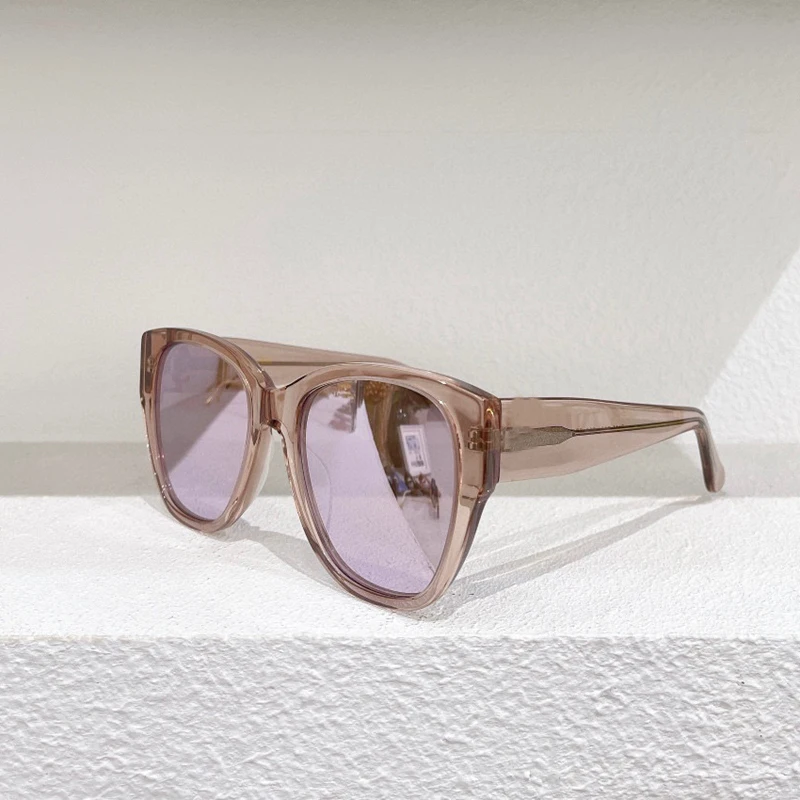 New style black beige gray transparent cat-eye frame fashion women's sunglasses SLM74K acetate high-quality men's glasses
New style black beige gray transparent cat-eye frame fashion women's sunglasses SLM74K acetate high-quality men's glasses