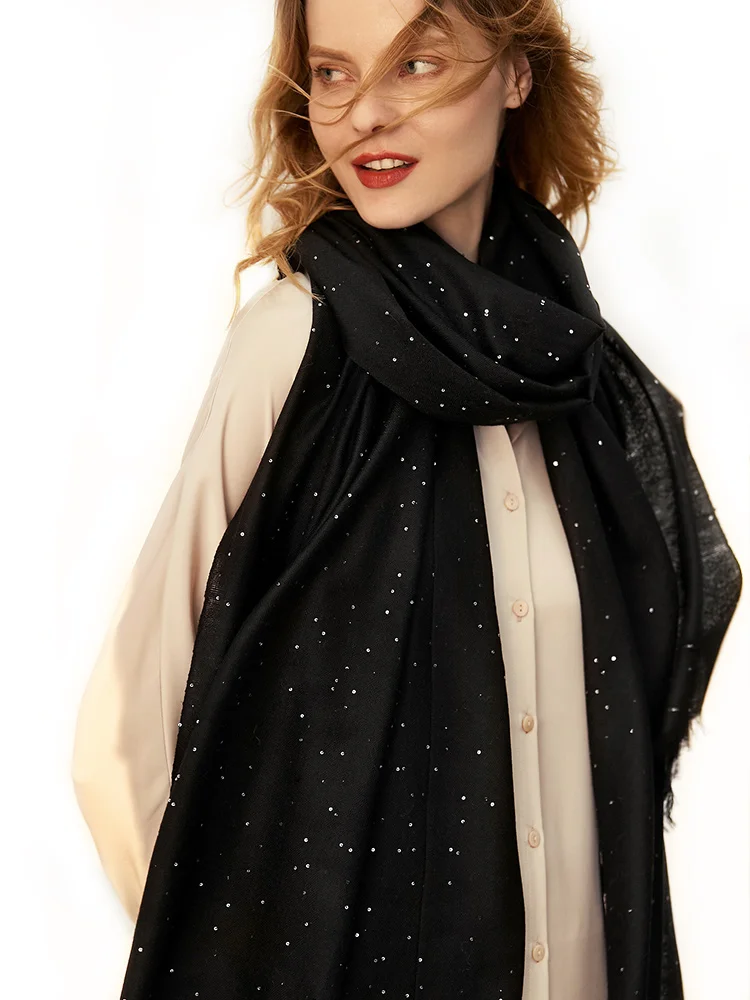 scarf women's wild new scarf spring and autumn thin autumn and winter silk scarf Black
scarf women's wild new scarf spring and autumn thin autumn and winter silk scarf Black
