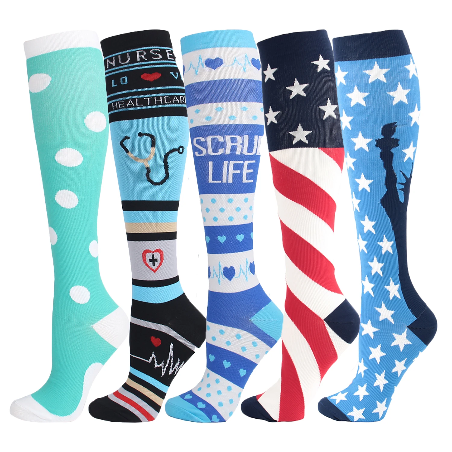 2021 Novelty Funny Compression Socks Nursing Men Women Cartoon Color Dot Pentagram Original Design Nylon Sports Socks Gifts
2021 Novelty Funny Compression Socks Nursing Men Women Cartoon Color Dot Pentagram Original Design Nylon Sports Socks Gifts