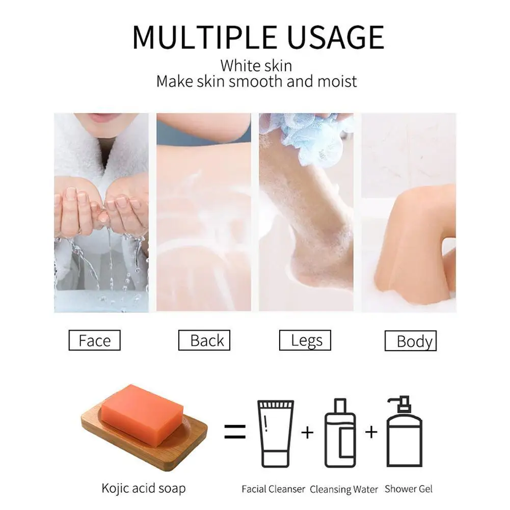 Kojic Acid Soap 100g Skin Moisturizing Whitening Lightening Cleaning Moisturizing Cleaner Nourishing Soap Handmade Deep Soa N8W0
Kojic Acid Soap 100g Skin Moisturizing Whitening Lightening Cleaning Moisturizing Cleaner Nourishing Soap Handmade Deep Soa N8W0