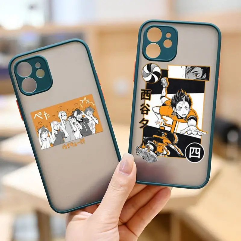 Haikyuu Volleyball Boys Phone Case For iPhone 12 11 Mini Pro XR XS Max 7 8 Plus X Matte transparent White Cover
Haikyuu Volleyball Boys Phone Case For iPhone 12 11 Mini Pro XR XS Max 7 8 Plus X Matte transparent White Cover