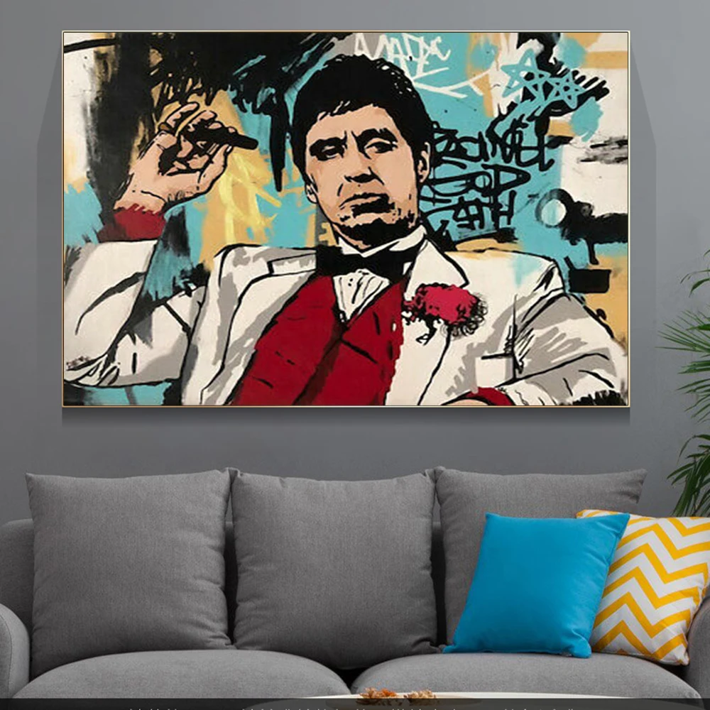 Classic Movie Godfather Graffiti Art Canvas Paintings Posters and Prints Wall Art Pictures for Living Room Decor (No Frame)
Classic Movie Godfather Graffiti Art Canvas Paintings Posters and Prints Wall Art Pictures for Living Room Decor (No Frame)