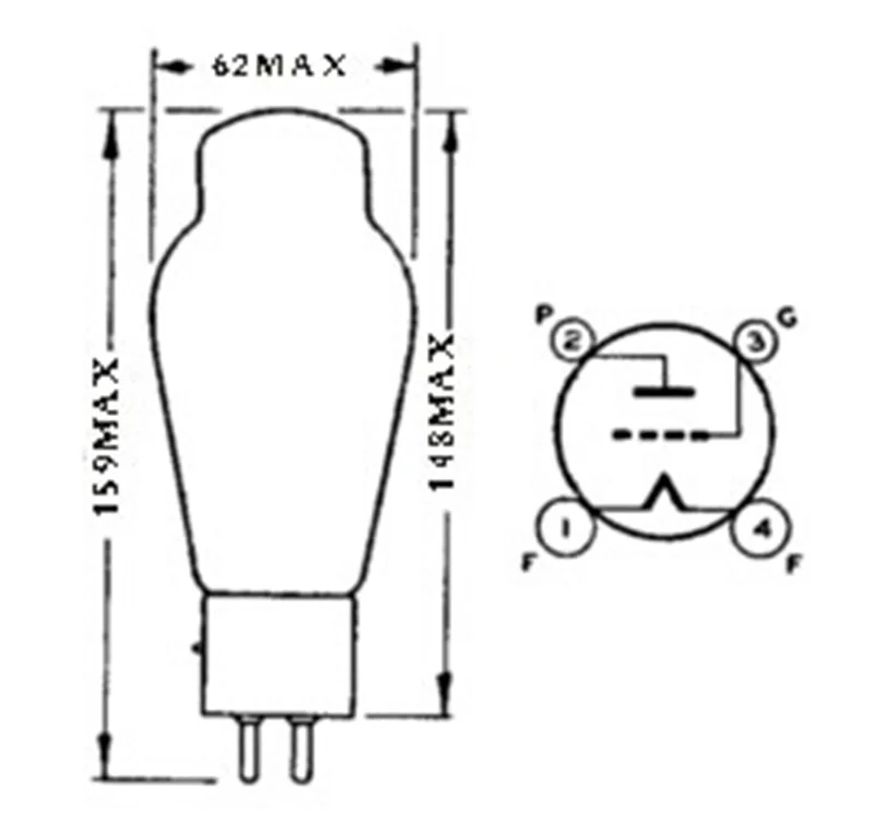 PSVANE WR50 Electron Tube 1PCS
PSVANE WR50 Electron Tube 1PCS