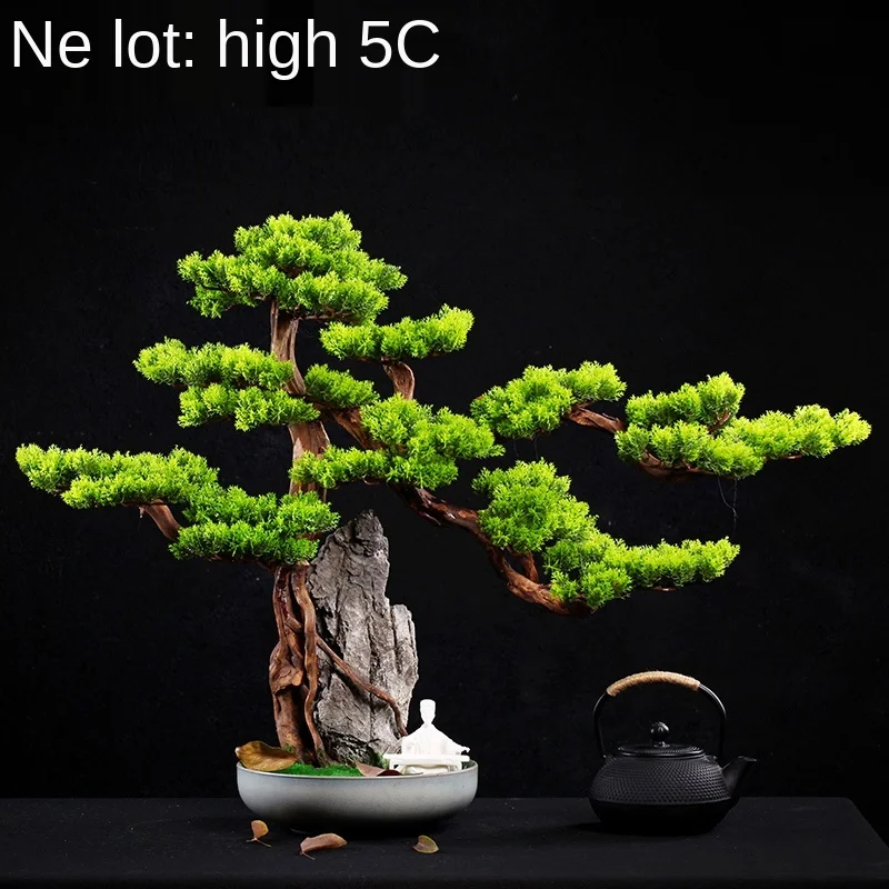 Greeting Pine New Chinese Style Hotel Living Room Villa Home Ornament Podocarpus Macrophyllus Tree Potted Modeling Bonsai
Greeting Pine New Chinese Style Hotel Living Room Villa Home Ornament Podocarpus Macrophyllus Tree Potted Modeling Bonsai