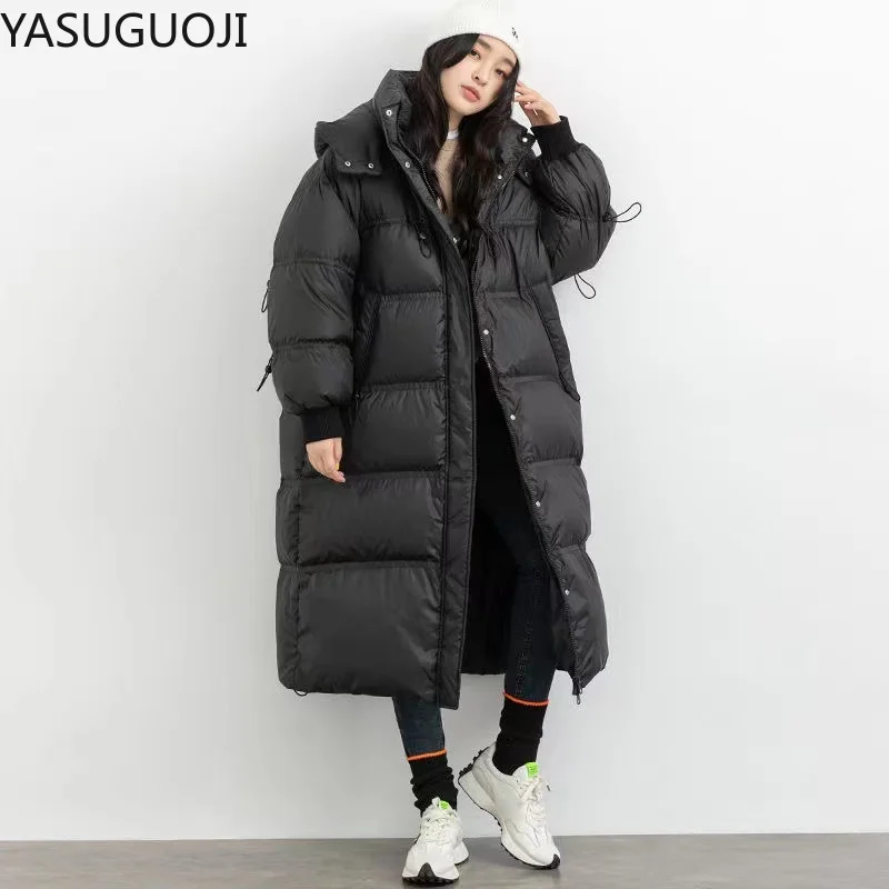 YASUGUOJI Fashion Hooded Loose Long Cotton-padded Jacket 2021 New Bubble Coat Women's Winter Oversize Puffer Jacket Parkas Women
YASUGUOJI Fashion Hooded Loose Long Cotton-padded Jacket 2021 New Bubble Coat Women's Winter Oversize Puffer Jacket Parkas Women