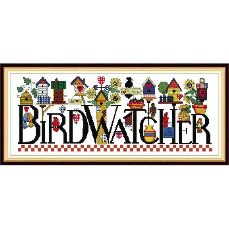 Joy Sunday Cross Stitch Embroidery Birdwatcher Cotton Thread Painting 11CT 14CT DMS Pattern Embroider Kits DIY Needlework Sets
Joy Sunday Cross Stitch Embroidery Birdwatcher Cotton Thread Painting 11CT 14CT DMS Pattern Embroider Kits DIY Needlework Sets