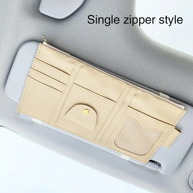 Multifunctional Net Bag Card Holder Leather Car Card Storage Bag Sleeve Car Sun Visor Cover Car Accessories
Multifunctional Net Bag Card Holder Leather Car Card Storage Bag Sleeve Car Sun Visor Cover Car Accessories