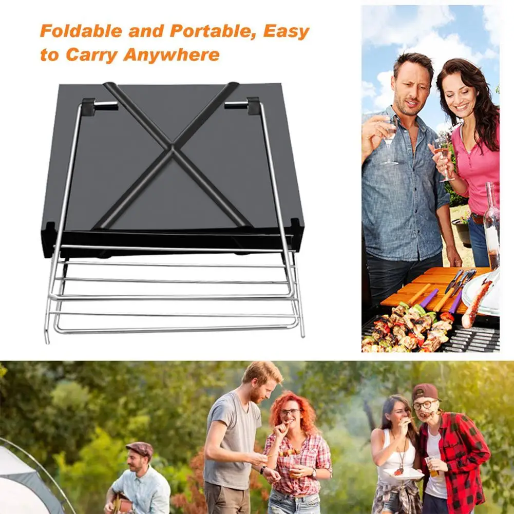 Outdoor Grill X-Shaped Foldable Grill Portable Barbecue Grill Camping Charcoal Carbon Grill for Outdoor Stainless Steel
Outdoor Grill X-Shaped Foldable Grill Portable Barbecue Grill Camping Charcoal Carbon Grill for Outdoor Stainless Steel