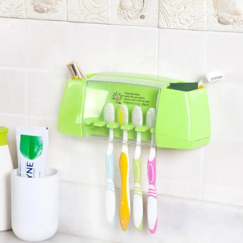 1PC Household Plastic Toothbrush Holder Toothpaste Storage Rack Shaver Tooth Brush Dispenser Organizer Bathroom Accessories
1PC Household Plastic Toothbrush Holder Toothpaste Storage Rack Shaver Tooth Brush Dispenser Organizer Bathroom Accessories