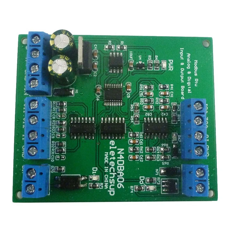 N4DBA06 8 Channel Analog Digital IO Module RS485 Modbus ADC DAC with Din Rail Box
N4DBA06 8 Channel Analog Digital IO Module RS485 Modbus ADC DAC with Din Rail Box