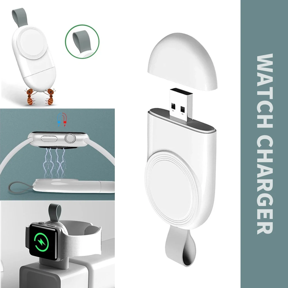 Portable Wireless Charger For IWatch 6 SE 5 4 Charging Dock Station 2W USB Charger Cable For Apple Watch Series 5 4 3 2 1
Portable Wireless Charger For IWatch 6 SE 5 4 Charging Dock Station 2W USB Charger Cable For Apple Watch Series 5 4 3 2 1