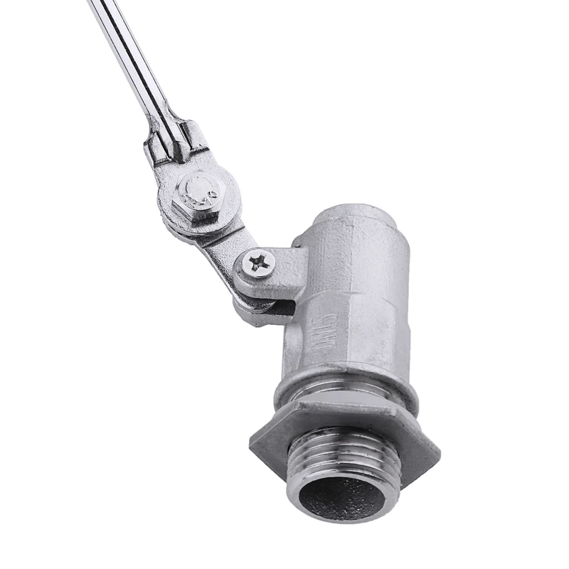 1/2" Float Ball Valve Stainless Steel High Pressure Automatic Water Tank Control Water For Home Supplies
1/2" Float Ball Valve Stainless Steel High Pressure Automatic Water Tank Control Water For Home Supplies