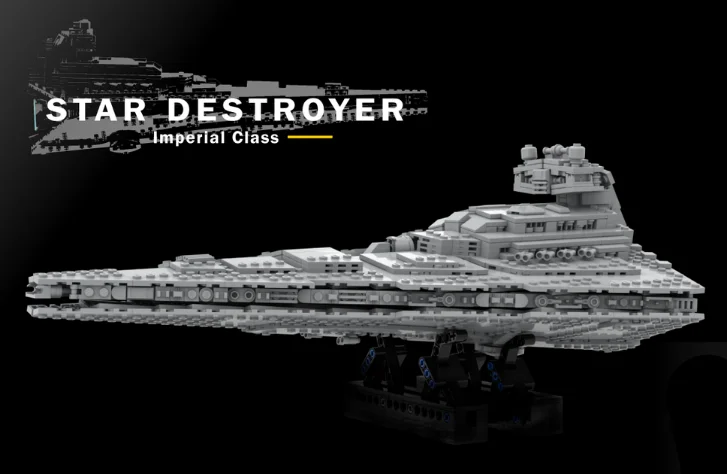 MOC-48106 Interstellar small particle technology building block Empire Star Destroyer DIY education assembly toy model Boy Gift
MOC-48106 Interstellar small particle technology building block Empire Star Destroyer DIY education assembly toy model Boy Gift