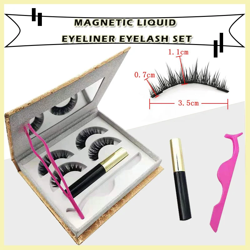 Liquid Eyeliner Eyelashes 2 Pairs Glue-Free Simulation Manual Eyelashes 3D False Eyelashes Makeup Essential
Liquid Eyeliner Eyelashes 2 Pairs Glue-Free Simulation Manual Eyelashes 3D False Eyelashes Makeup Essential