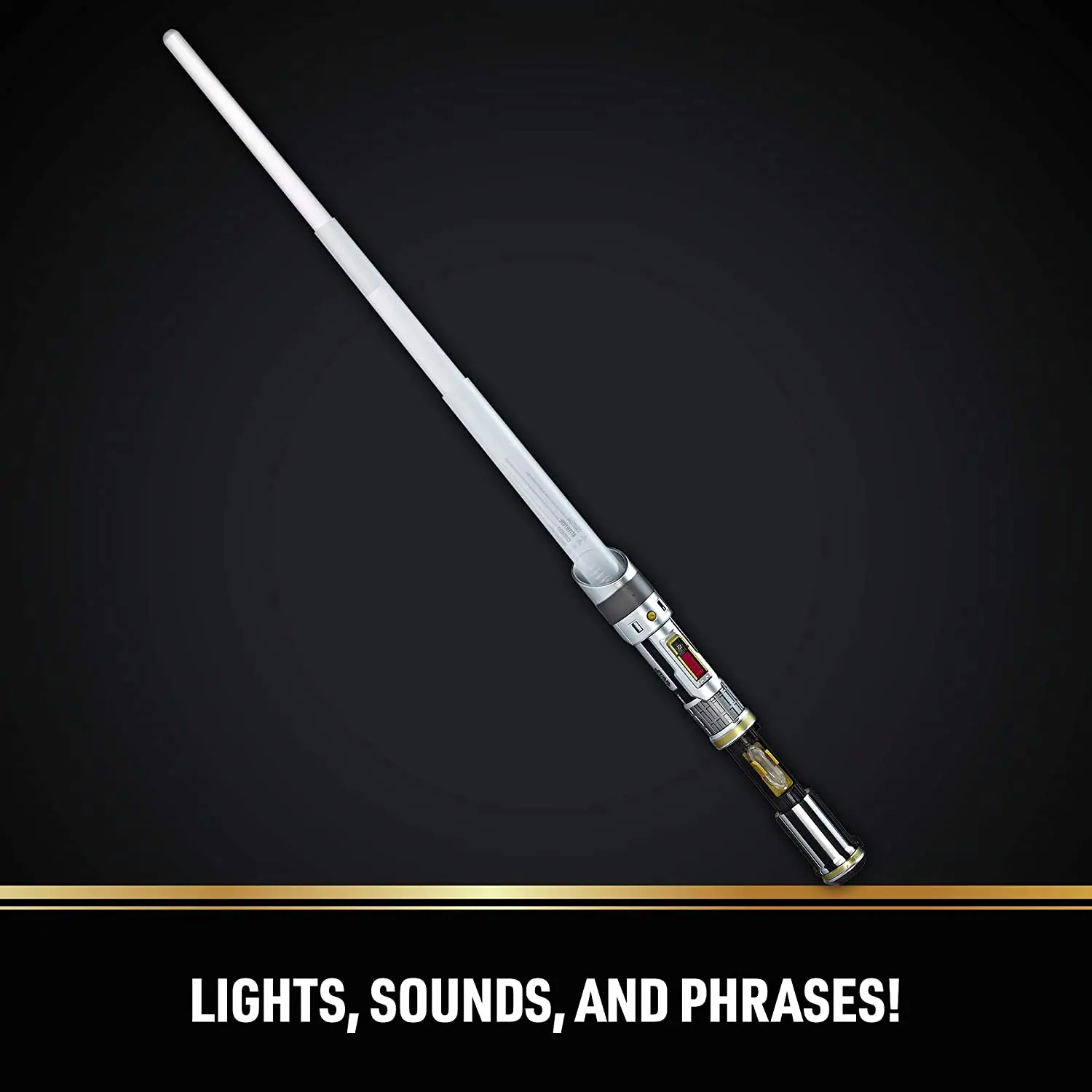 Star Wars Lightsaber Academy Interactive Battling System with Smart-Hilt Motion Capture Technology Free App for Gameplay E3026
Star Wars Lightsaber Academy Interactive Battling System with Smart-Hilt Motion Capture Technology Free App for Gameplay E3026