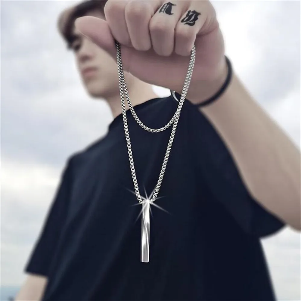New Creative Spiral Necklace Men's Trendy Ins Minimalist Style Hip Hop Men's Pendant Cool Jewelry Accessories Gift Wholesale
New Creative Spiral Necklace Men's Trendy Ins Minimalist Style Hip Hop Men's Pendant Cool Jewelry Accessories Gift Wholesale