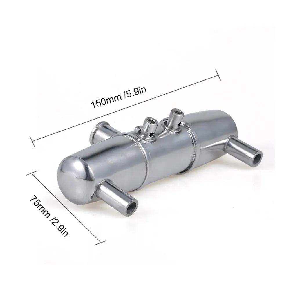Double Exhaust Pipe 1/8 Methanol Car Metal Exhaust Pipe 18001P Durable Aluminum Vehicle Accessories Parts
Double Exhaust Pipe 1/8 Methanol Car Metal Exhaust Pipe 18001P Durable Aluminum Vehicle Accessories Parts