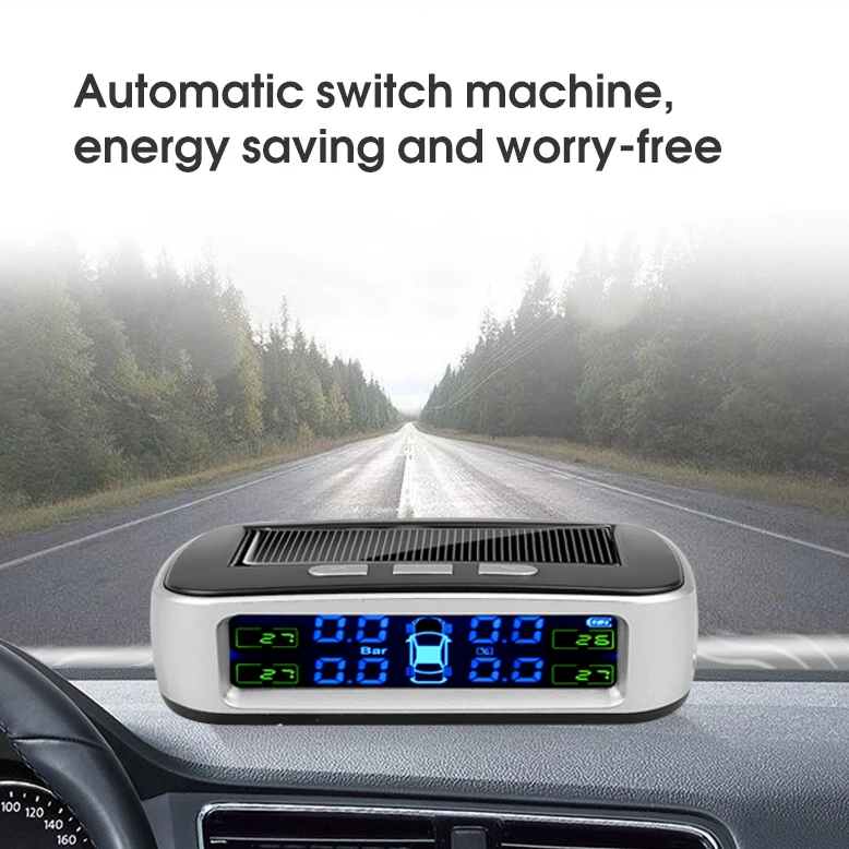 Solar Power Car TPMS Tire Pressure Monitoring System Smart Digital TMPS LCD Display USB Auto Security Alarm Tire Pressure Sensor
Solar Power Car TPMS Tire Pressure Monitoring System Smart Digital TMPS LCD Display USB Auto Security Alarm Tire Pressure Sensor