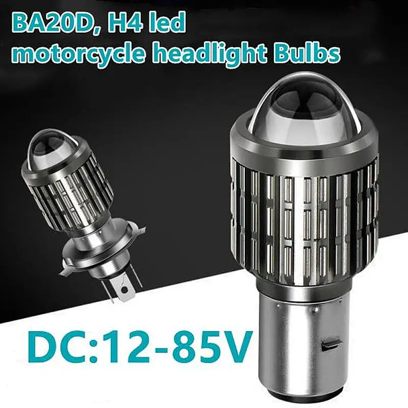 1Pcs Motorcycle Headlight Bulbs H4 LED Moto H6 BA20D LED CSP Lens White Yellow Hi Lo Lamp Scooter Accessories Fog Lights 12V
1Pcs Motorcycle Headlight Bulbs H4 LED Moto H6 BA20D LED CSP Lens White Yellow Hi Lo Lamp Scooter Accessories Fog Lights 12V