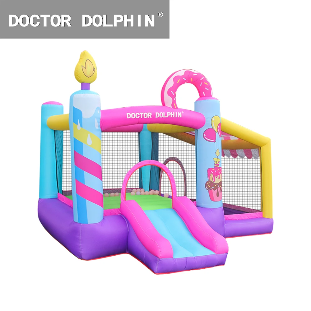 Надувной домик для прыжков на день рождения Doctor Dolphin, замок для прыжков с горкой и воздуходувкой (2,9x2,7x2,2 м)
Надувной домик для прыжков на день рождения Doctor Dolphin, замок для прыжков с горкой и воздуходувкой (2,9x2,7x2,2 м)