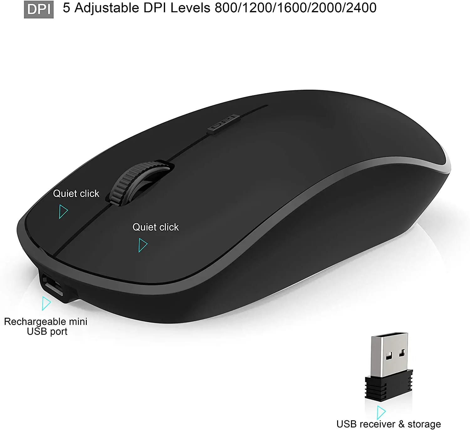 Rechargeable Wireless Keyboard Mouse 2.4G Full Size ThinErgonomic And Compact Design For Laptop PC Desktop Computer, Windows
Rechargeable Wireless Keyboard Mouse 2.4G Full Size ThinErgonomic And Compact Design For Laptop PC Desktop Computer, Windows