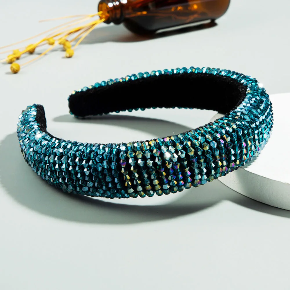 Fashion Full Crystal Hairbands All-match Handmade Crystal Wide Edge Women Headbands Wedding Headdress Hair Accessories
Fashion Full Crystal Hairbands All-match Handmade Crystal Wide Edge Women Headbands Wedding Headdress Hair Accessories