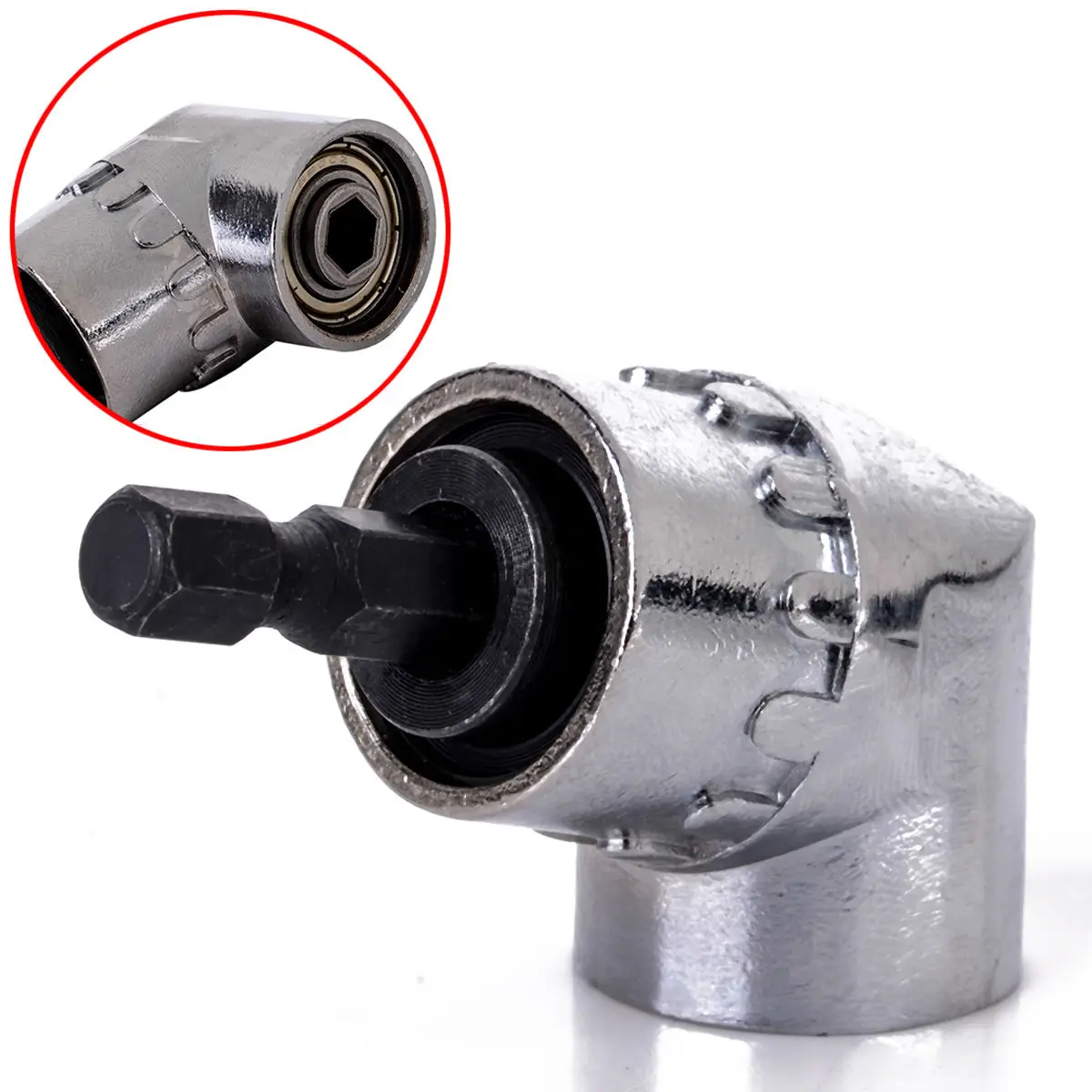 Stainless Steel 105 Angle 1/4" Extension Hex Drill Bit Screwdriver Socket Holder Adaptor Durable Lightweight
Stainless Steel 105 Angle 1/4" Extension Hex Drill Bit Screwdriver Socket Holder Adaptor Durable Lightweight
