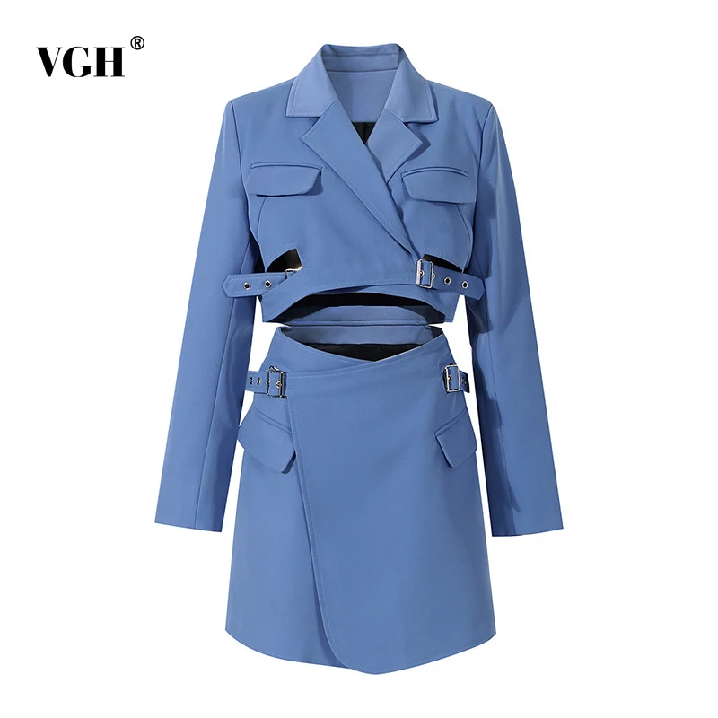 VGH Casual Solid Slim Dress For Women Notched Long Sleeve Irregular Hollow Out Casual Women's Dresses Autumn Style 2021 Clothes
VGH Casual Solid Slim Dress For Women Notched Long Sleeve Irregular Hollow Out Casual Women's Dresses Autumn Style 2021 Clothes