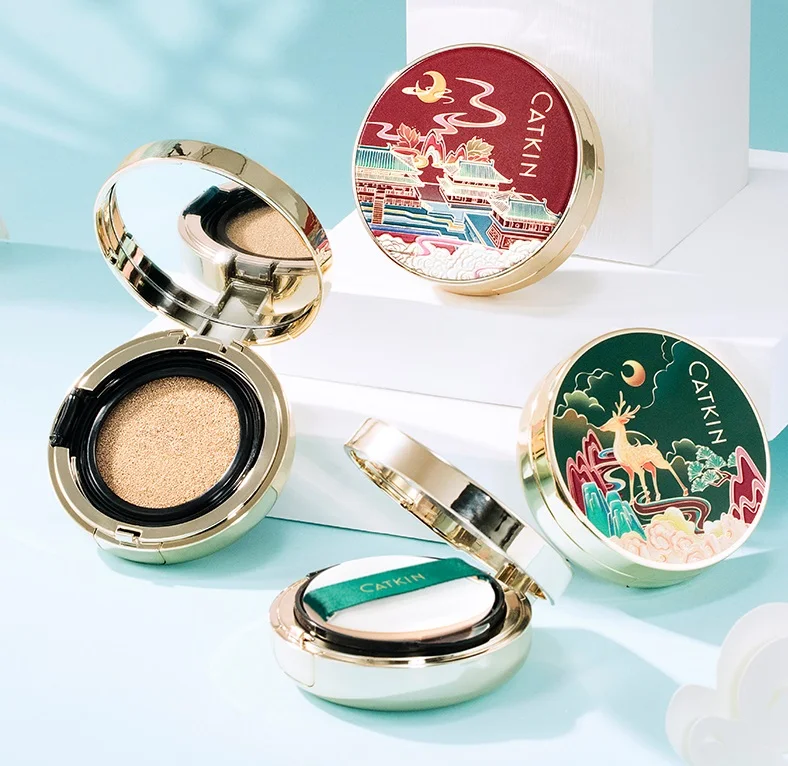CATKIN Air Cushion BB CC Glow Foundation Cream For Face Moisturizing Concealer Whitening Beauty Base Cream Cosmetics Makeup
CATKIN Air Cushion BB CC Glow Foundation Cream For Face Moisturizing Concealer Whitening Beauty Base Cream Cosmetics Makeup