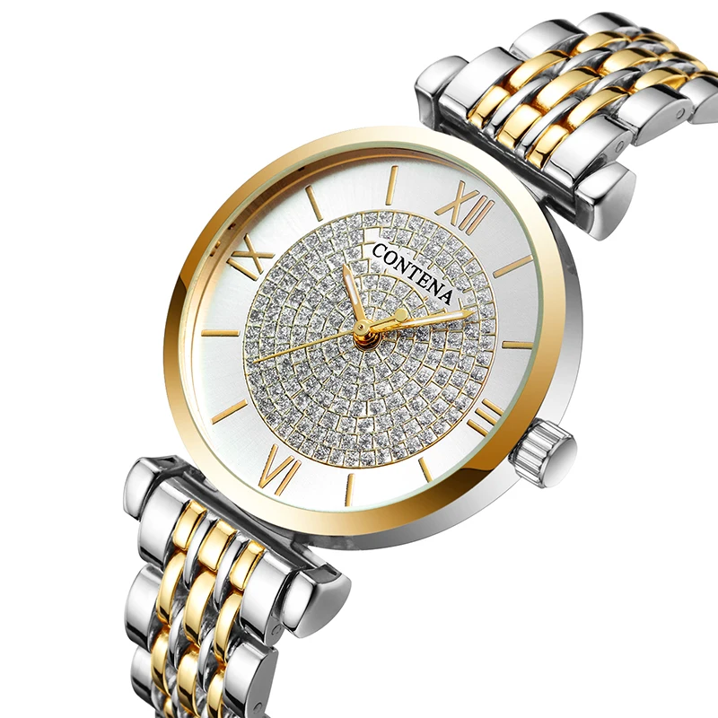 Women Watch Fashion Stainless Steel Luxury Bracelet Women's Watches Big Dial for Women Watches Diamond Clock Reloj Mujer
Women Watch Fashion Stainless Steel Luxury Bracelet Women's Watches Big Dial for Women Watches Diamond Clock Reloj Mujer