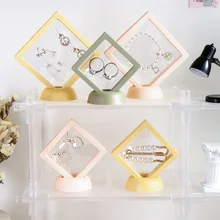 30pcs Jewelry Suspended Coins Floating Display Case Stand Holder Box Pretty Shelves Holder for Specimen Display