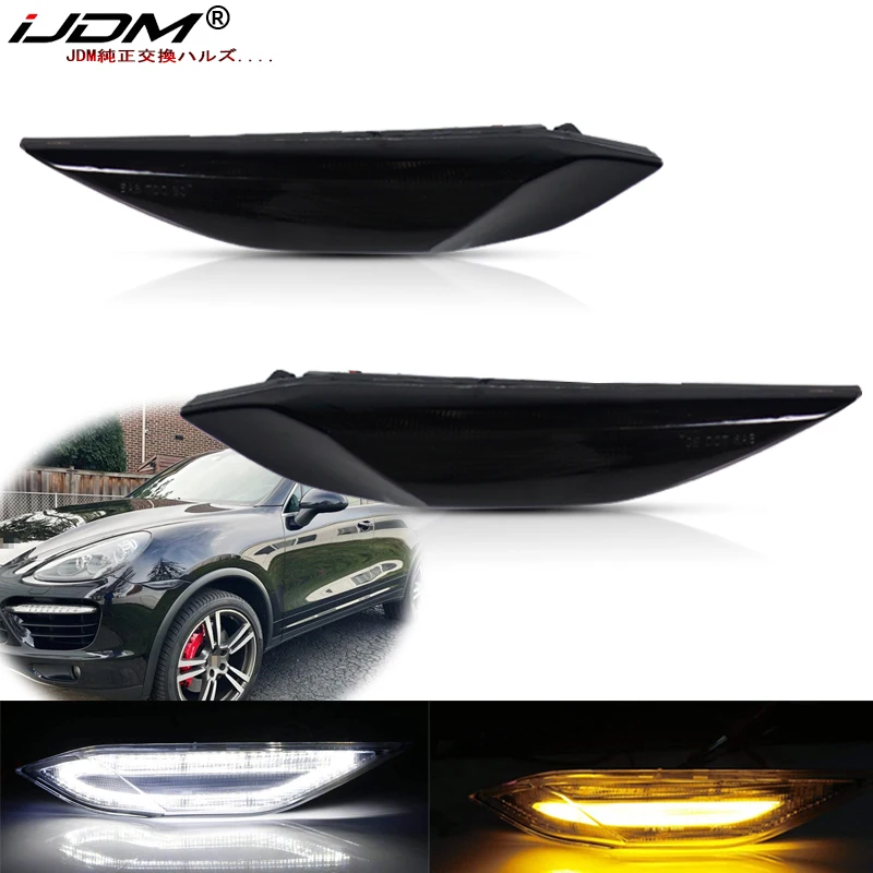 iJDM Amber/white LED Front Side Marker Light For Porsche Cayenne Turn Signals/Driving Lights,Replace OEM Sidemarker Lamps 11-14
iJDM Amber/white LED Front Side Marker Light For Porsche Cayenne Turn Signals/Driving Lights,Replace OEM Sidemarker Lamps 11-14